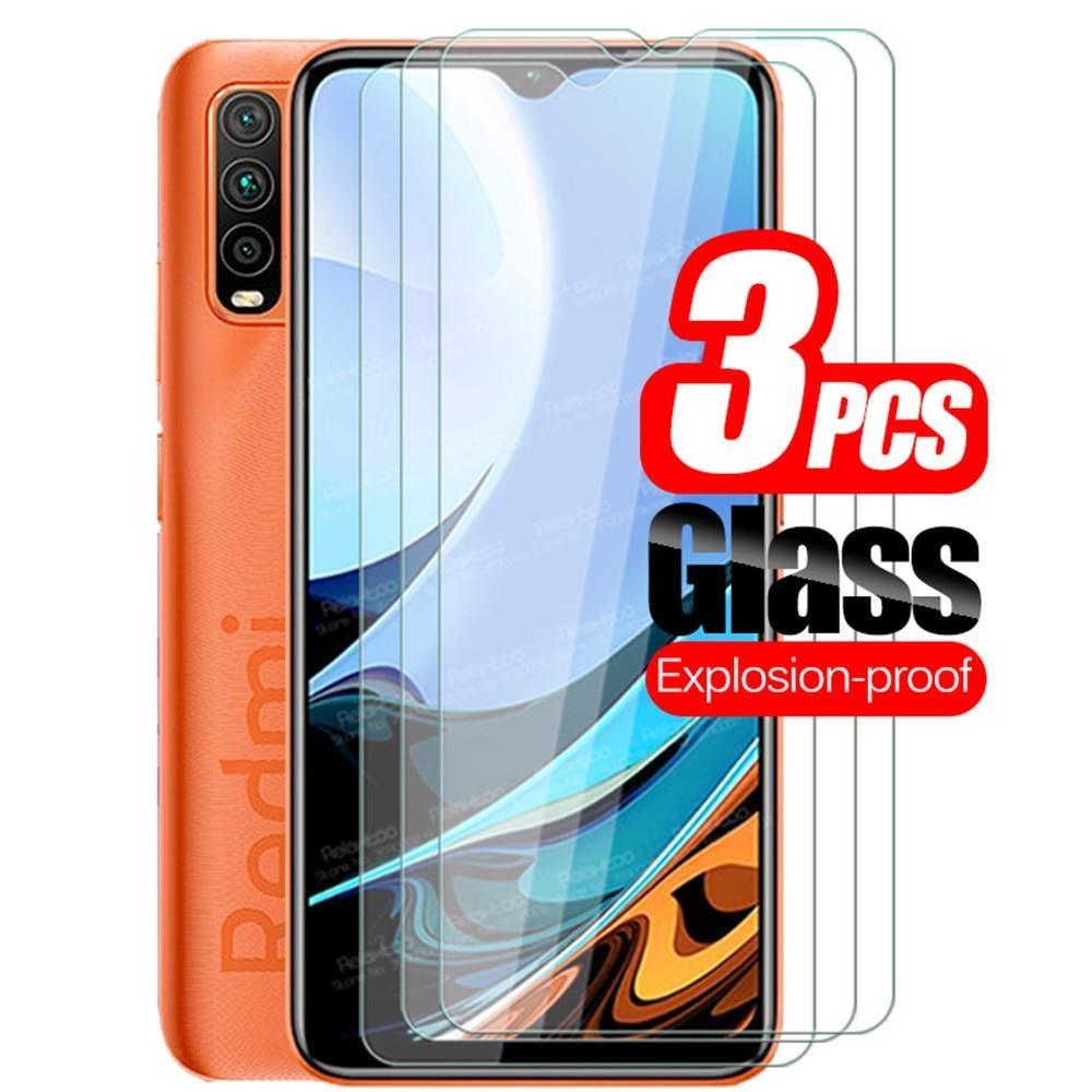 На Redmi 9T Glass 3шт захисний захисний екран для Xiaomi Redmi 9 T T9 Xiomi  Ksiomi Xiami Redme Redmy Redmi9T Загартоване скло - Тетра Груп