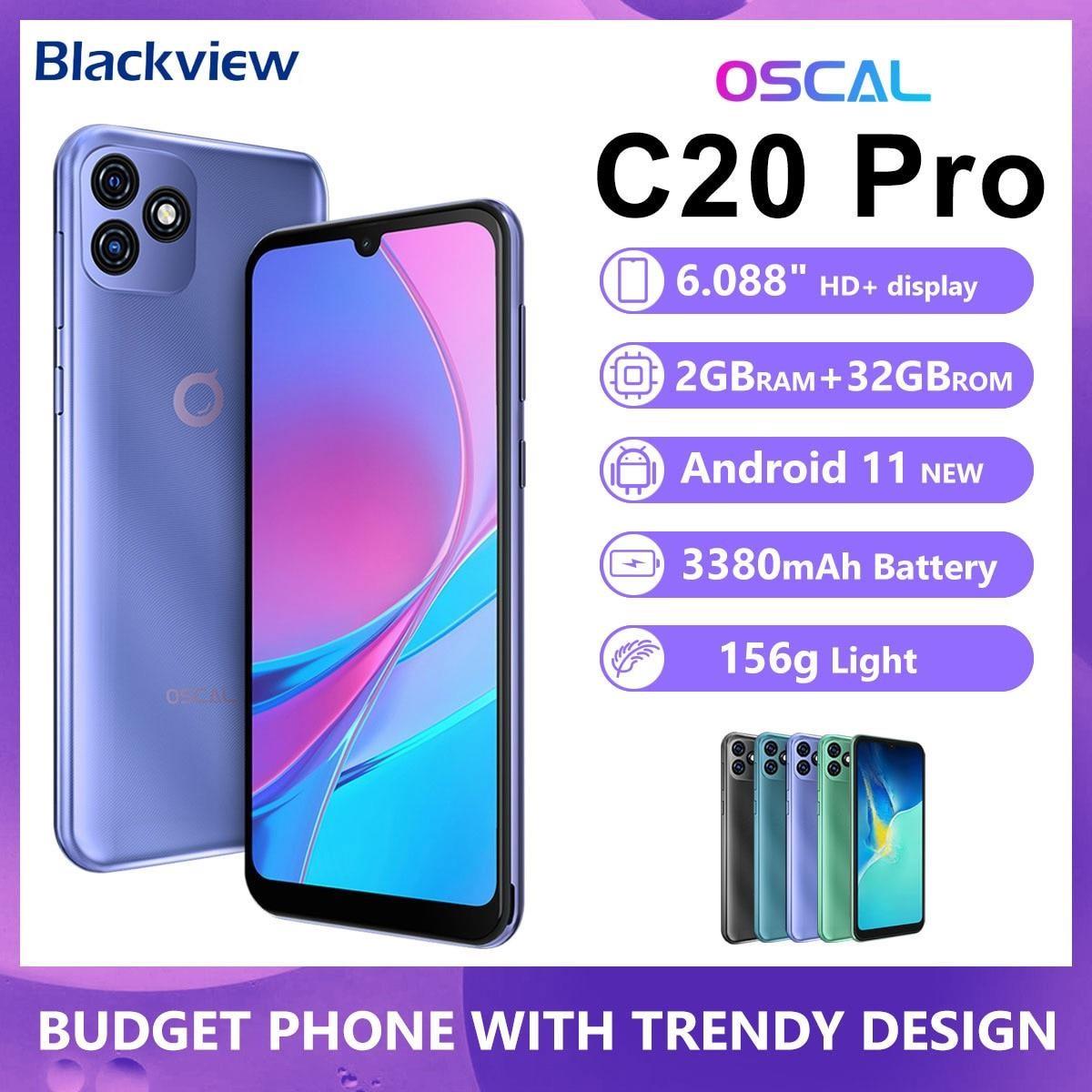 Смартфон BLACKVIEW OSCAL C20 Pro 2 ГБ ОЗУ 32 ГБ ПЗУ восьмиядерний 6,088